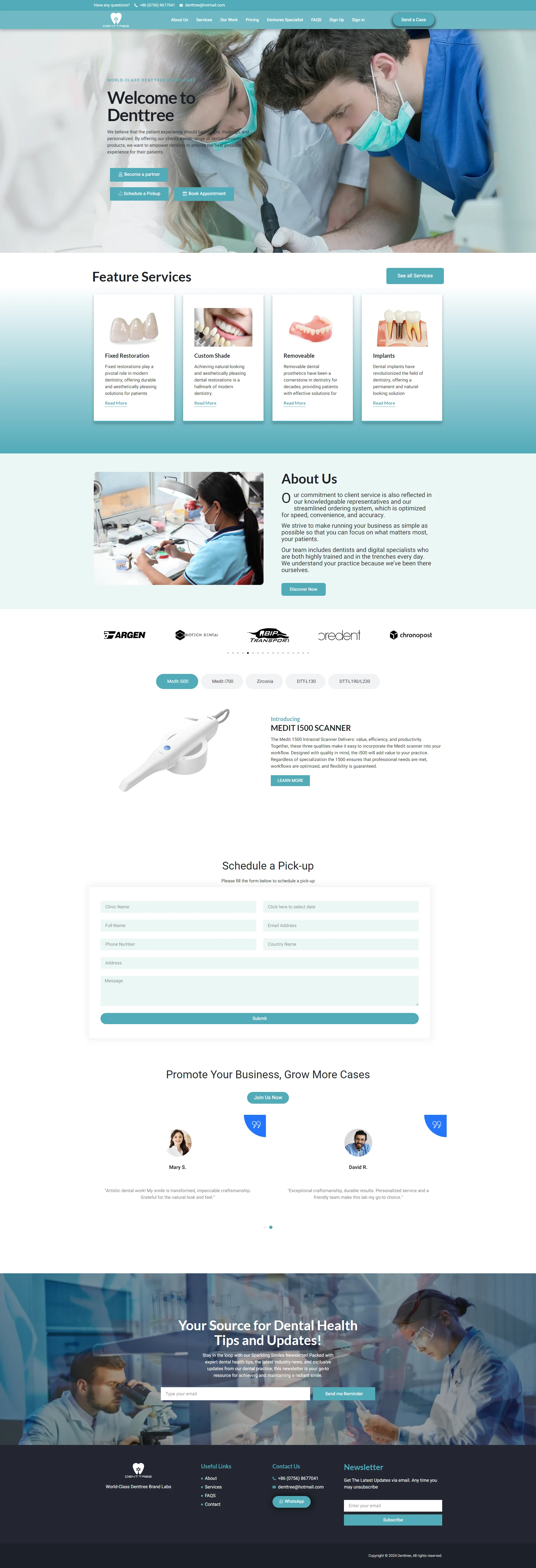 Dental Lab Products & Ordering Platform