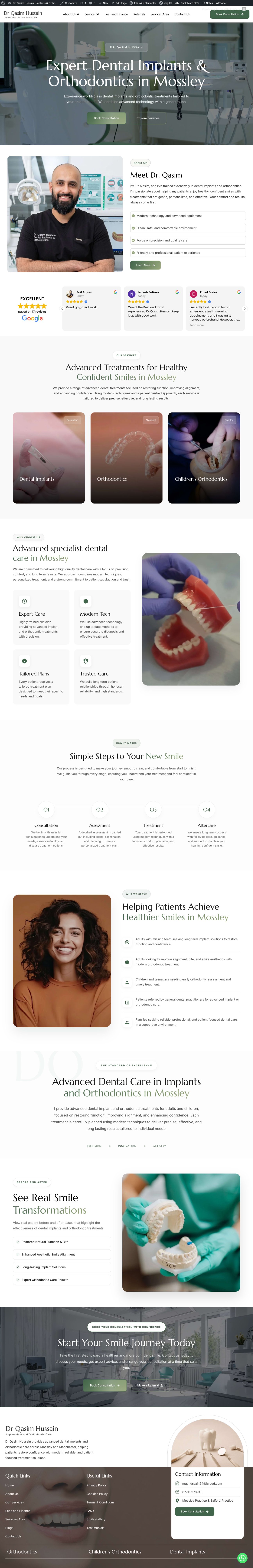 Dental Implants & Orthodontics Website