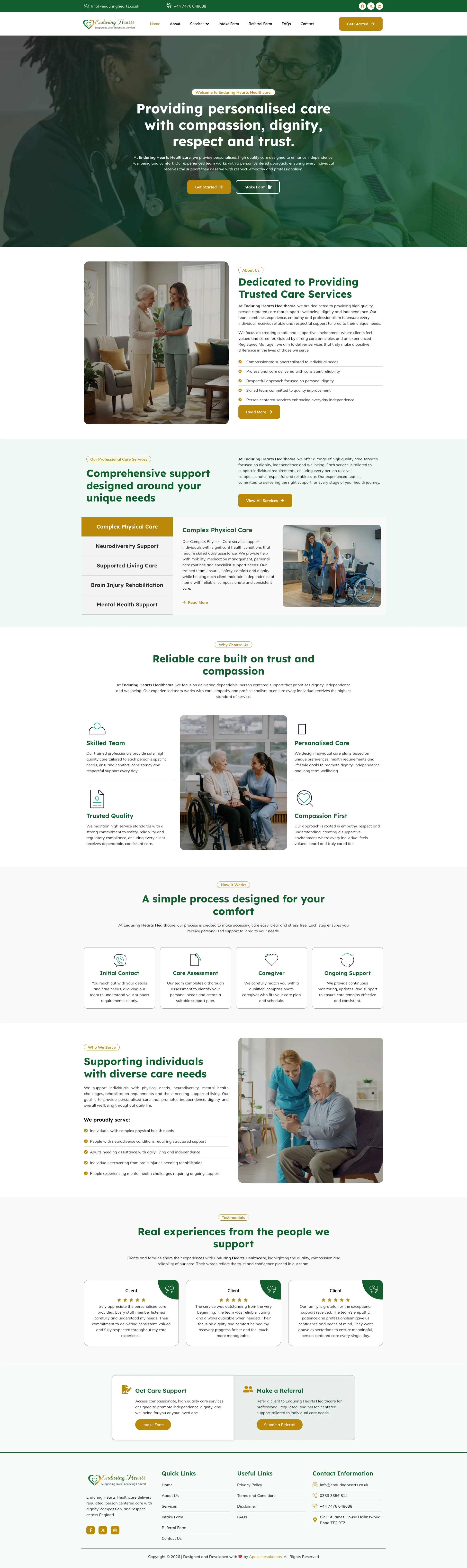 Healthcare & Personal Support Services Site