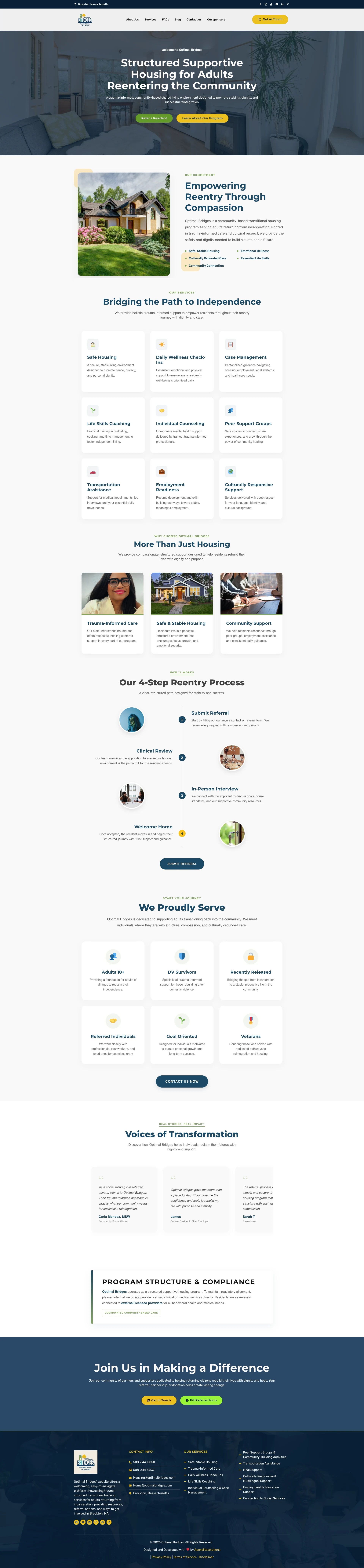 Supportive Housing & Reentry Program Site